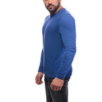 Wave Textrure Sweater // Bright Blue (2XL)