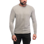 Wave Textrure Sweater // Light Gray (L)