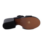 Robert Clergerie // Erol Leather Heel Sandal // Black (US: 8)