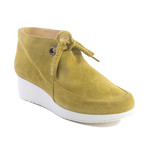 Robert Clergerie // NancyJ Suede Wedge Boot // Yellow (US: 7)