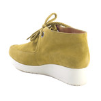 Robert Clergerie // NancyJ Suede Wedge Boot // Yellow (US: 7)