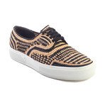 Robert Clergerie // Teba Low Top Sneaker Woven // Beige + Black (US: 7.5)
