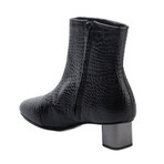 Robert Clergerie // Paola Round Toe Leather Ankle Booties // Black (US: 8)