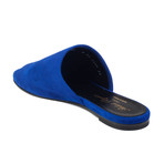 Robert Clergerie // Suede Gigy Slide Sandal // Blue (US: 8)