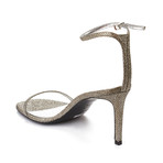 Saint Laurent // Ankle Strap High Heels // Silver (US: 8.5)