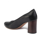 Chloé // Leather Mid-Heel Pump // Black (US: 6)