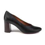 Chloé // Leather Mid-Heel Pump // Black (US: 6)