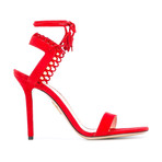 Charlotte Olympia // Salsa 95 Suede Heels // Red (US: 8.5)