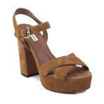 Tabitha Simmons // Debbie Platform Suede Heel // Brown (US: 8)