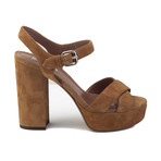 Tabitha Simmons // Debbie Platform Suede Heel // Brown (US: 8)
