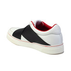 Proenza Schouler // Leather Sneaker Strapped // White + Black + Red (US: 12)