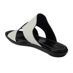 Proenza Schouler // Calf Flat Leather Mule Sandal // White (US: 7.5)