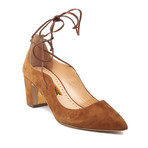Rupert Sanderson // Poet Heel Pump // Brown Suede (US: 8.5)