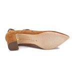 Rupert Sanderson // Poet Heel Pump // Brown Suede (US: 8.5)