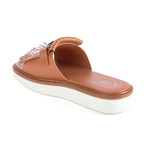 Tods // Leather Fringe Sandal // Brown (EURO: 41)