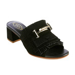 Tod's // Suede Sandal // Black (US: 5)