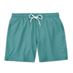 Solid Swim Trunk // Green (XS)