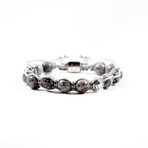 Muse Beaded Bracelet // Gray