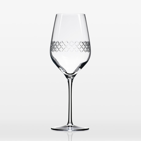 Diamond // White Wine Glass // Set Of 4