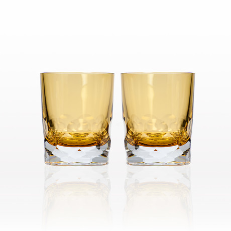 Vienna // Whiskey Glass // Set of 2 (Amber)