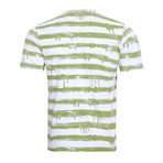 Striped T-shirt // Kiwi (L)