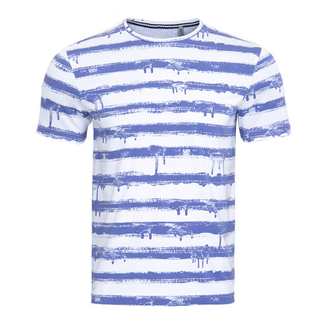 Striped T-shirt // Blue (S)