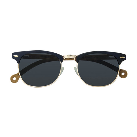 Bahia Hybrid Sunglasses // Navy + Smoked