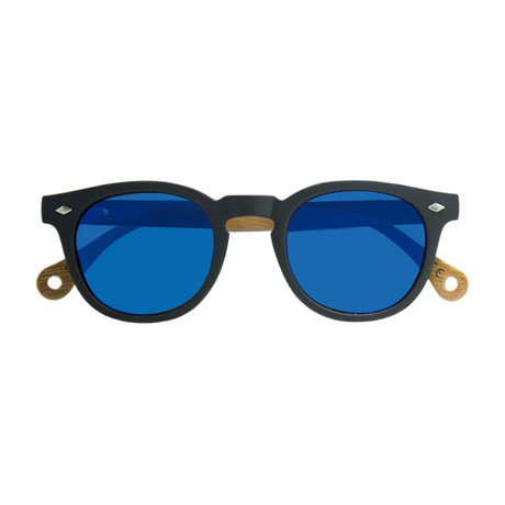 Cala Hybrid Sunglasses // Black + Blue