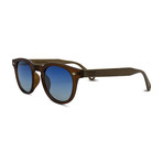 Cala Hybrid Sunglasses // Sand + Blue