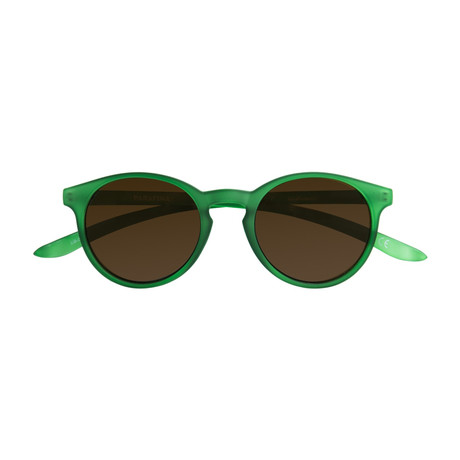 Isla Ecosilicone Sunglasses // Green + Brown