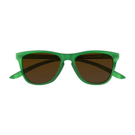 Puerto Ecosilicone Sunglasses // Green + Brown