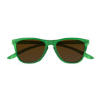Puerto Ecosilicone Sunglasses // Green + Brown