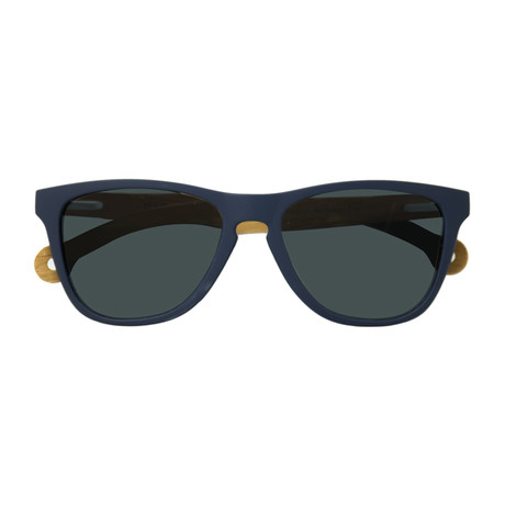 Sierra Hybrid Sunglasses // Navy + Smoked