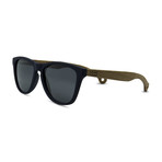 Sierra Hybrid Sunglasses // Navy + Smoked