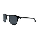 Tormenta Recycled Aluminum Sunglasses // Black + Smoked