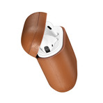 Classic Series // Leather AirPod Case (Saddle Brown)