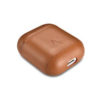 Classic Series // Leather AirPod Case (Saddle Brown)