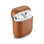 Classic Series // Leather AirPod Case (Saddle Brown)