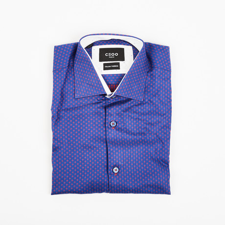 Long Sleeve Button-Up Shirt // Sunset (S)