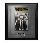 Signed + Framed Artist Series // David Letterman