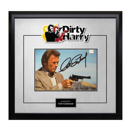 Signed + Framed Artist Series // Clint Eastwood