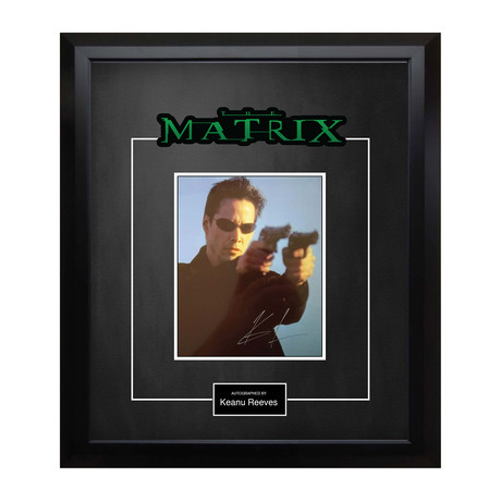 Signed + Framed Artist Series // The Matrix // Keanu Reeves