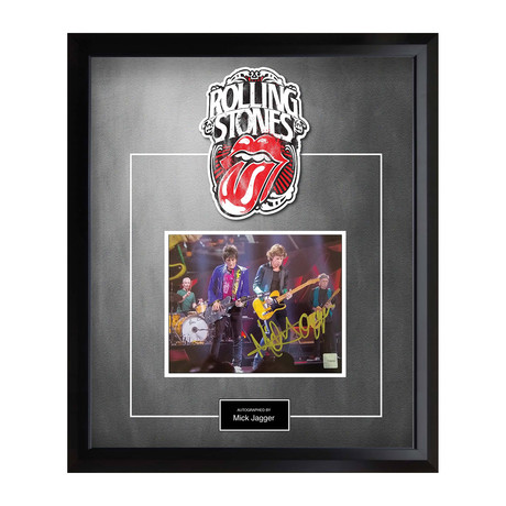 Signed + Framed Artist Series // Mick Jagger