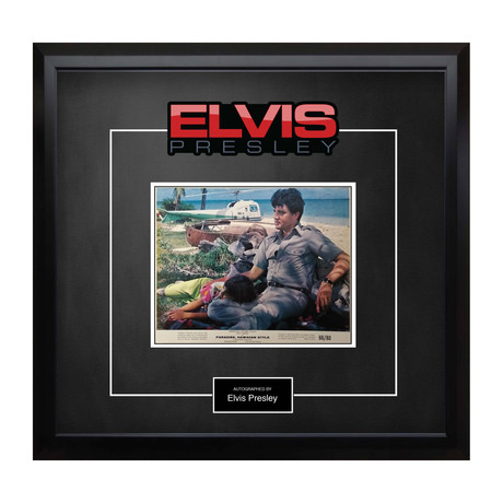 Signed + Framed Artist Series // Elvis Presley