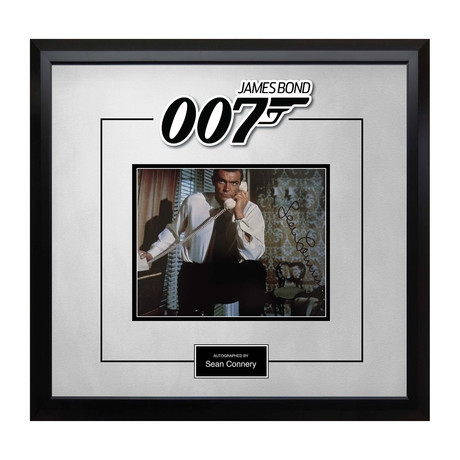 Signed + Framed Artist Series // Sean Connery