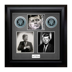 Signed + Framed Collage // John F. Kennedy