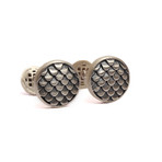 Scales Of Fire Cufflinks // White