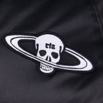 RTA // Skull Patch Bomber Jacket // Black (XS)