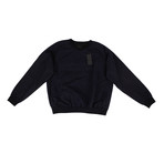 RTA // Cotton With Pockets Lined Pullover Sweater // Navy (XS)