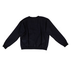 RTA // Cotton With Pockets Lined Pullover Sweater // Navy (M)